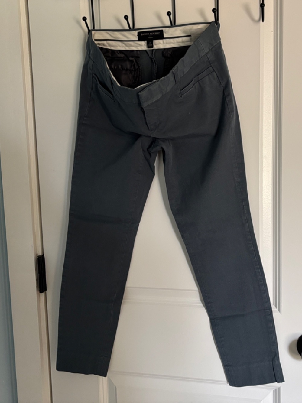 Banana Republic Factory Straight Sloan Pants in Slate
